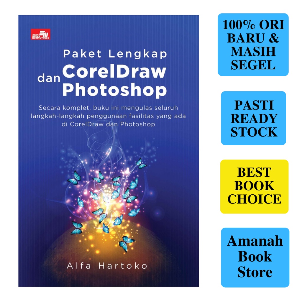 Jual Buku Paket Lengkap Coreldraw Dan Photoshop By Alfa Hartoko