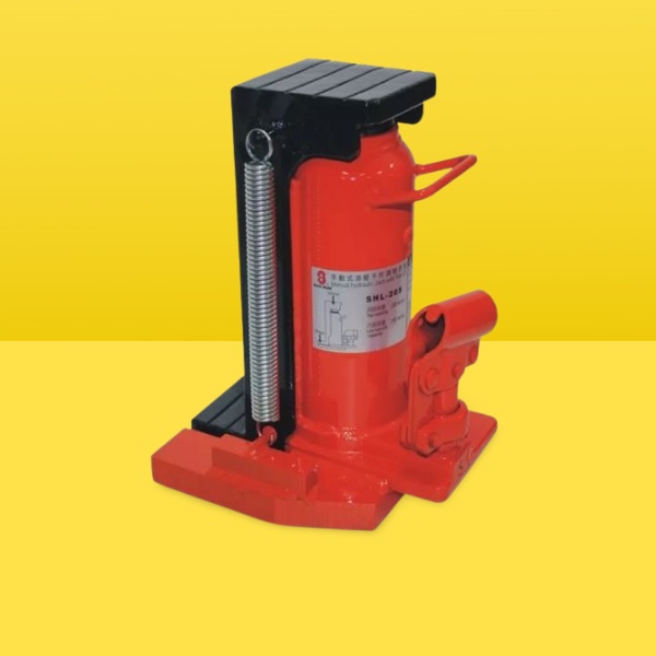 Jual SUNRUN Hydraulic Toe Jack Model SHL20S Top Cap 20T Stroke 150mm