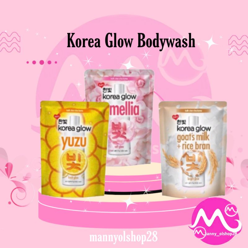 Jual KOREA GLOW body wash 450ml Shopee Indonesia