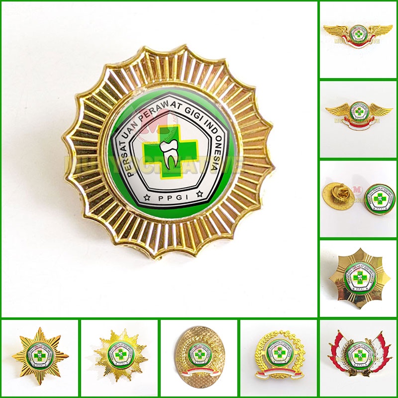 Jual Pin PPGI Pin Bros dan Wing Logo Persatuan Perawat Gigi Indonesia ...