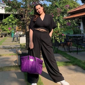 Loose Pants Trousers Jumbo (BIG SIZE) Highwaist Wanita Anti Kusut Celana Kulot Highwaist Wanita