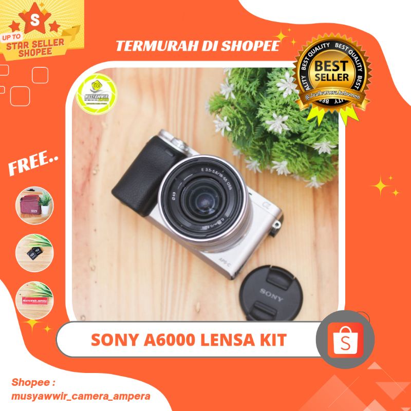 Jual KAMERA SONY A6000 BEST SELLER TERMURAH TINGGAL PAKAI BUKAN SONY