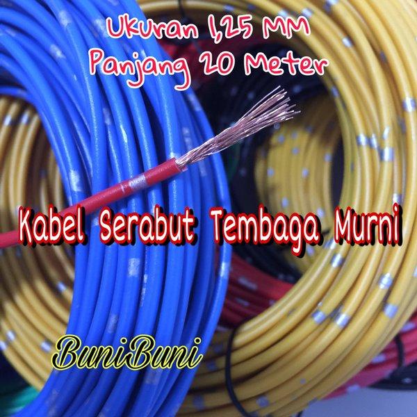 Jual Kabel Roll Bintik Jepang 1.25 Mm Kabel Body Mobil Motor Tembaga ...