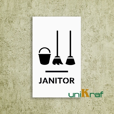 Jual Papan Sign Akrilik Janitor - Acrylic Sign Board Cleaning Service ...