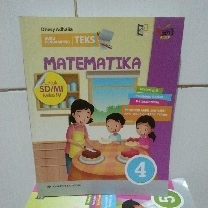 Jual Buku Pendamping Tematik Terpadu Matematika Untuk Sd Mi Kelas