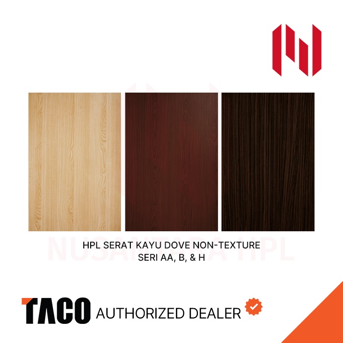 Jual TACO HPL Woodgrain Serat Kayu TH Seri AA, B, & H | Shopee Indonesia