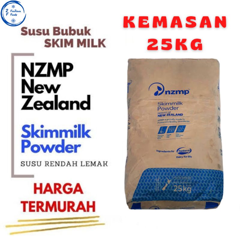 Jual Susu Bubuk NZMP Rendah Lemak / Tanpa Lemak | Susu NZMP Skimmilk