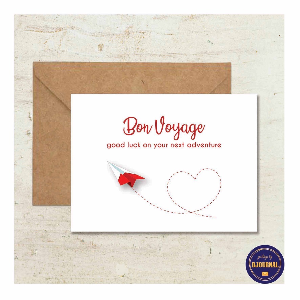 Jual Kartu Ucapan Perpisahan Kantor - Coworker Farewell Greeting Card