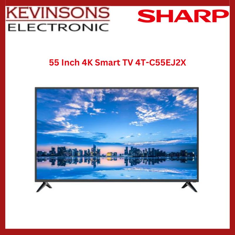 Jual LED SMART TV SHARP 55 INCH 4K 4T C55EJ2X 55EJ2X 55EJ 55EJ2