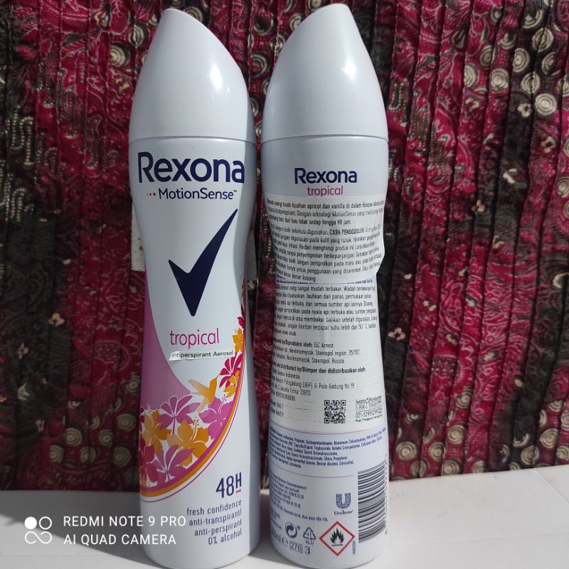 Jual rexona women deodorant spray 200ml (java only) | Shopee Indonesia