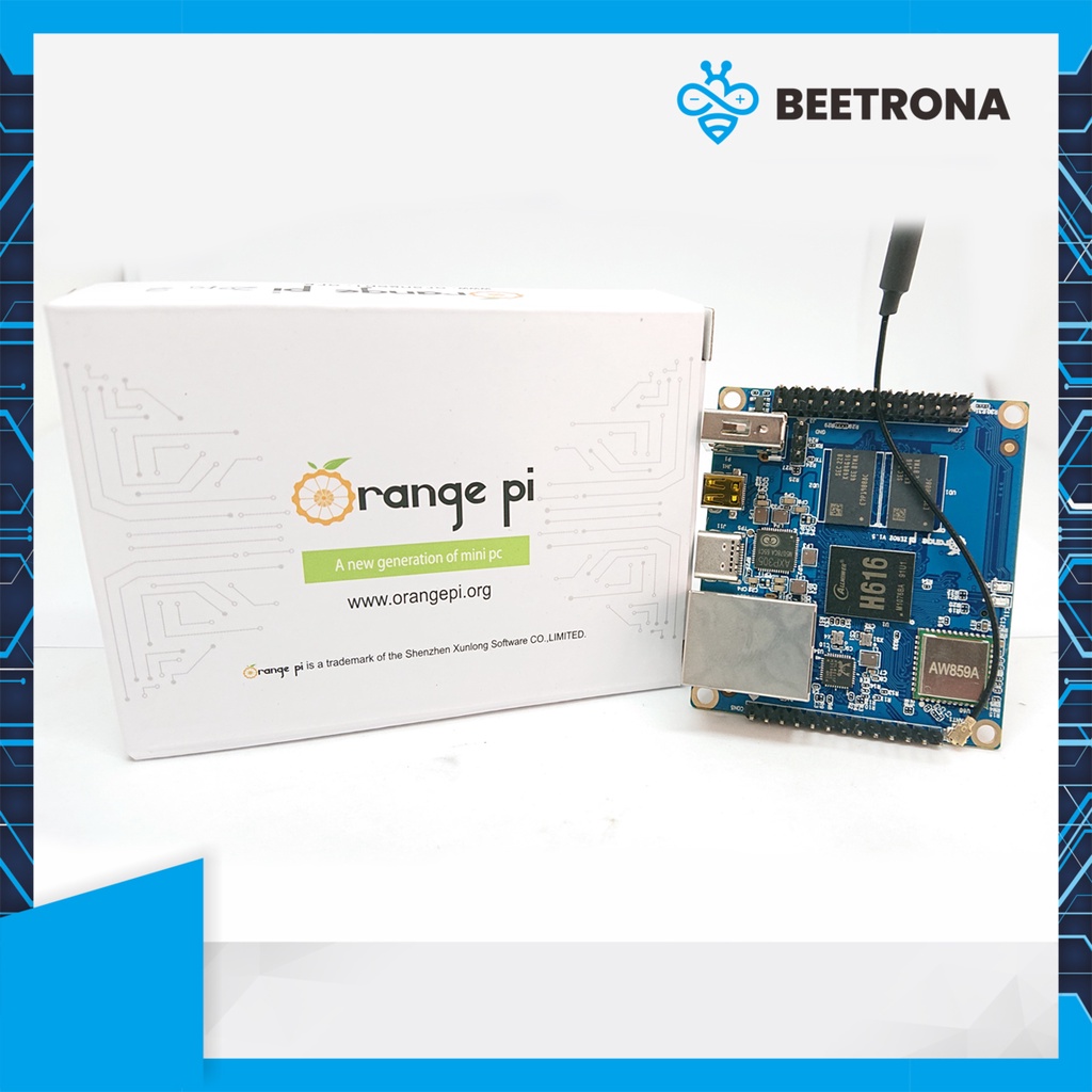 Carte Orange Pi Zero 2 - 1GB RAM, H616 Quad Core - WiFi, Bluetooth 5.0, Android 10