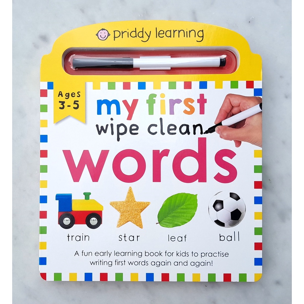 Jual Priddy Learning My First Wipe Clean Starting School Ages 35 Book Buku Edukasi
