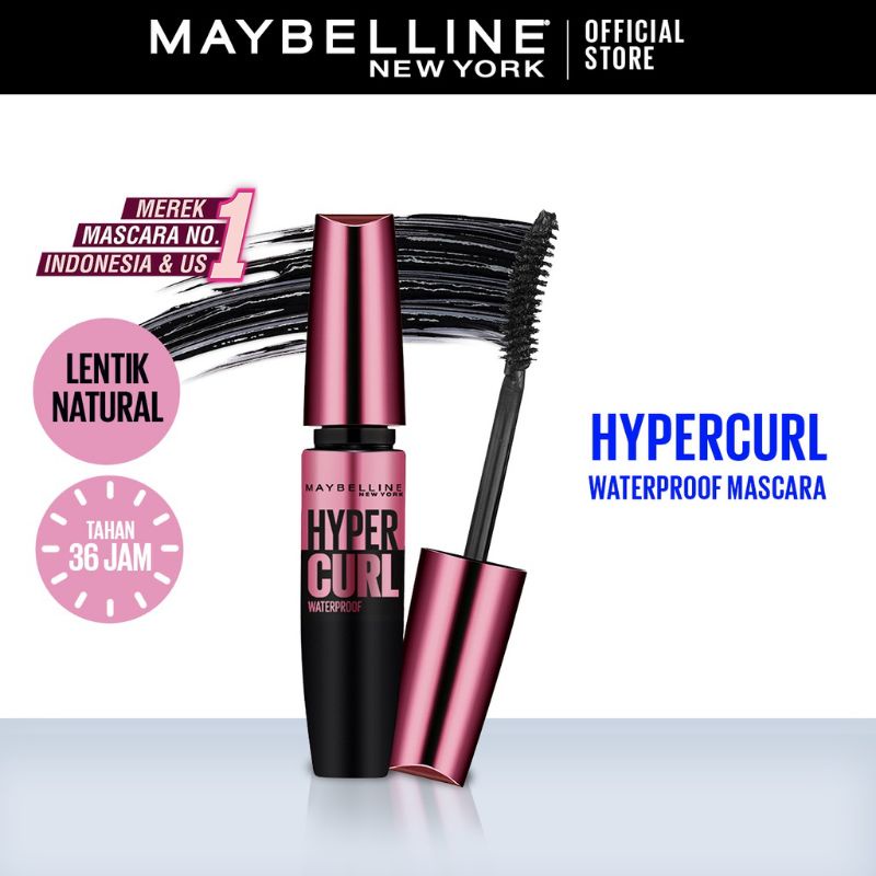 Jual MAYBELLINE HYPER CURL MASCARA ORIGINAL HARGA PROMO(COD) Shopee