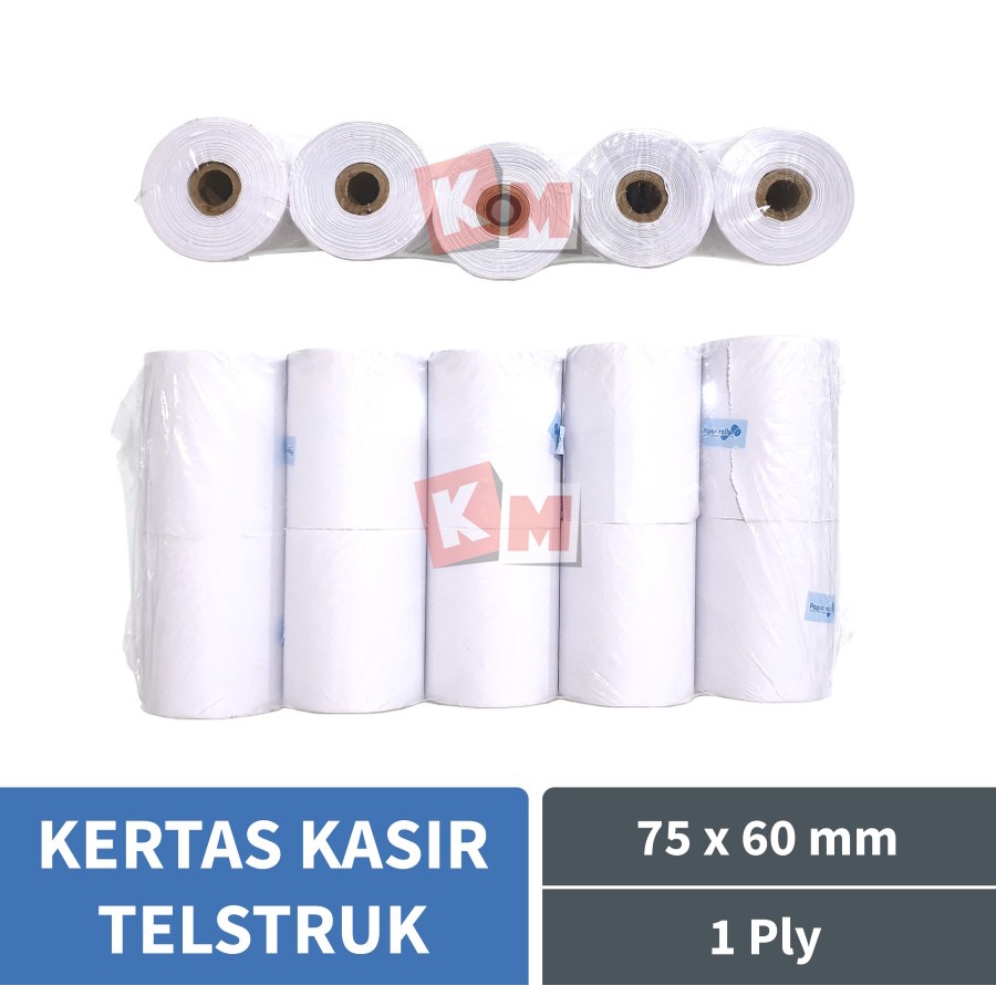 Jual Kertas Struk Kasir Telstruk Excelindo X Mm Ply Hvs Roll X Shopee Indonesia