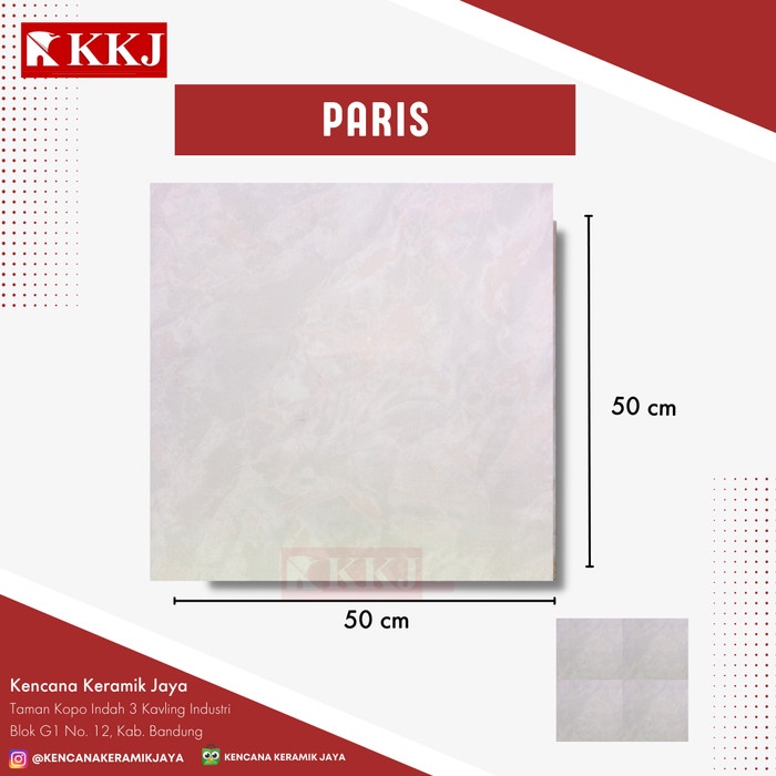 Jual Keramik Lantai Paris 50 X 50 Kualitas 1 Grade A Shopee Indonesia