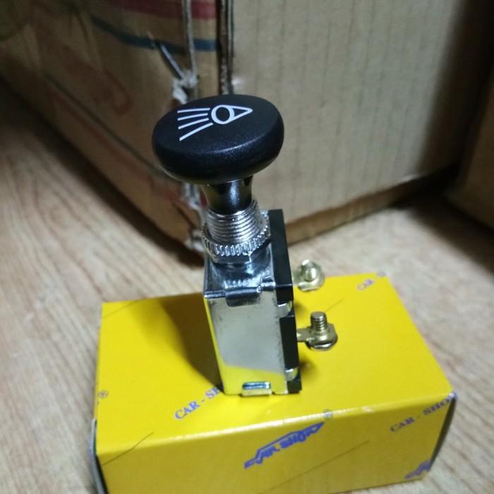 Jual Saklar Lampu Tarik 1X 1 Kali Switch On Off Carshow | Shopee Indonesia