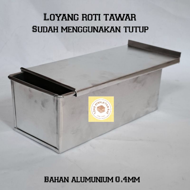 Jual loyang roti tawar kubus ukuran 10cm s/d 30cm bahan alumunium ...