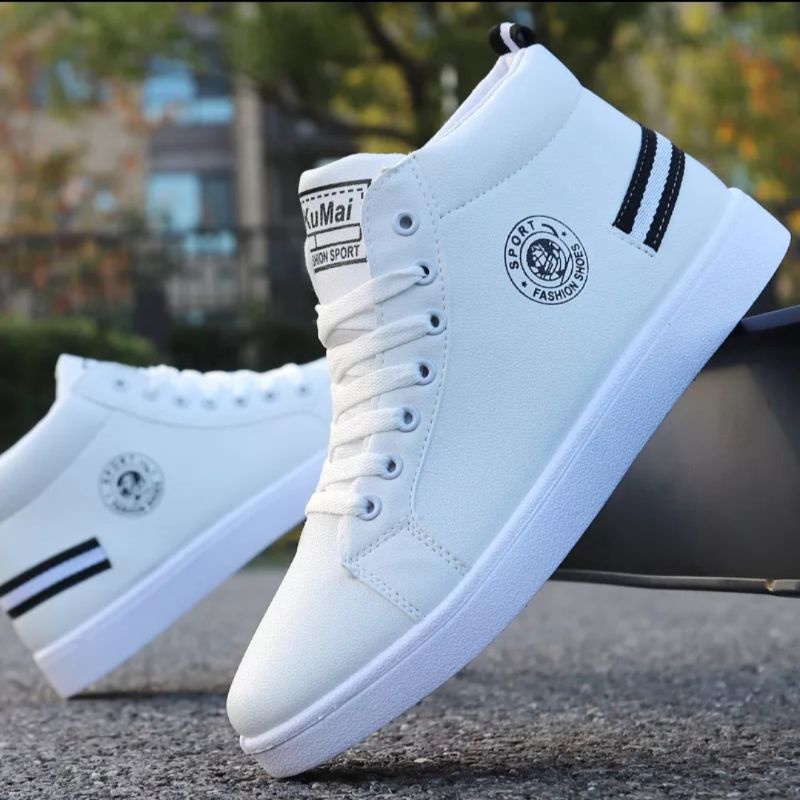 sepatu sneakers casual sport pria dan wanita sepatu white sepatu boots  sepatu high