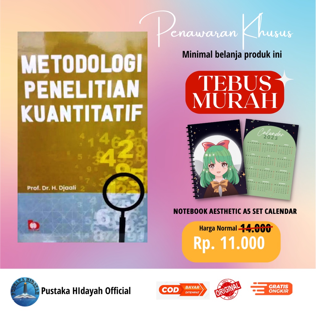 Jual Buku Metodologi Penelitian Kuantitatif - Djaali | Buku Pendidikan ...