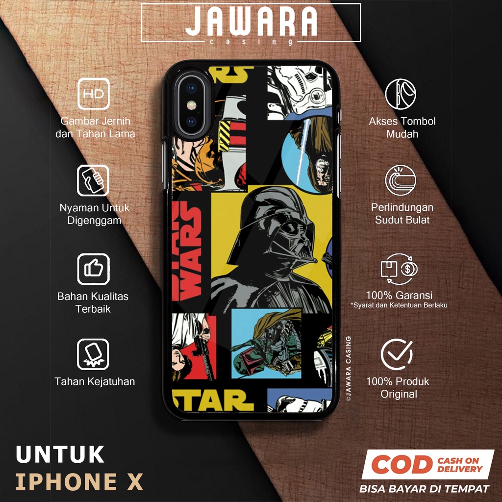 Jual Case iPhone X Casing iPhone X Jawara Casing [STWR] Case
