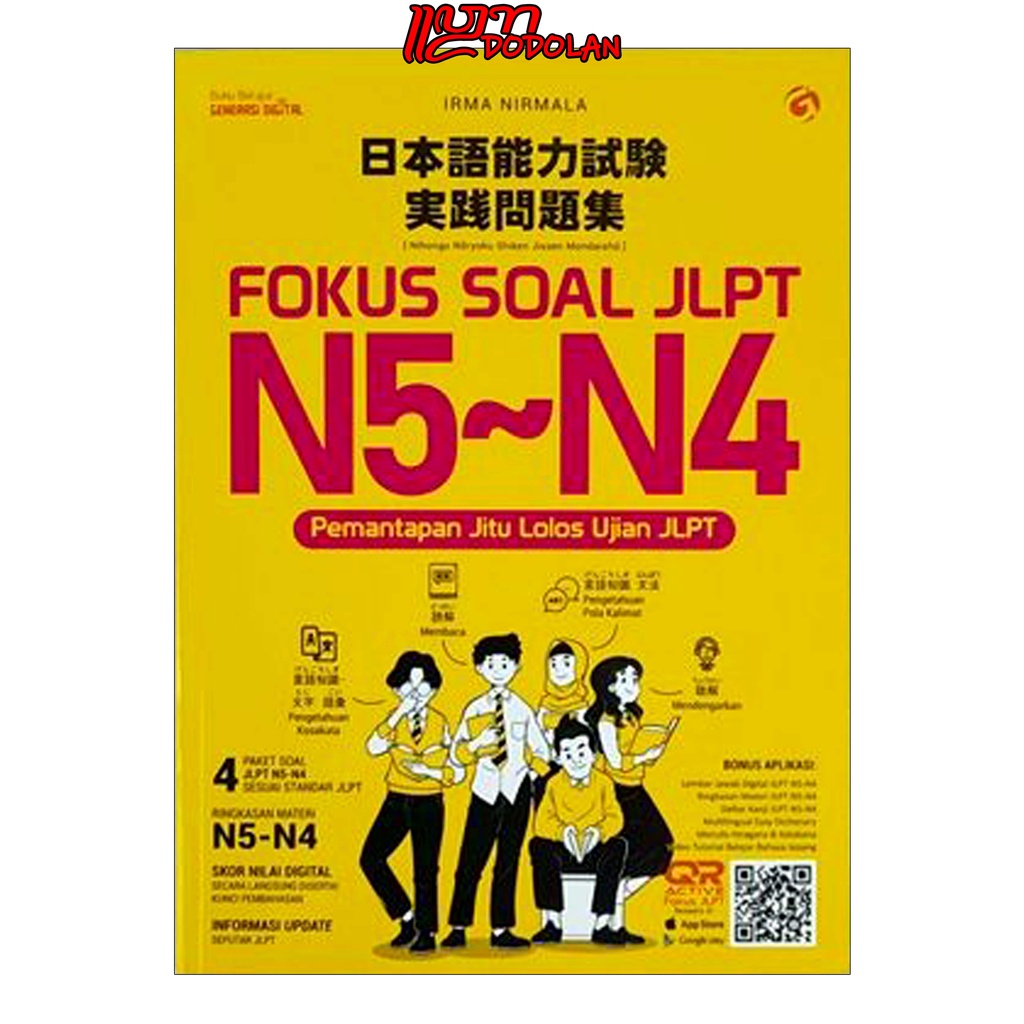 Jual Buku Belajar Bahasa Jepang - FOKUS SOAL JLPT JAPANESE LANGUAGE ...