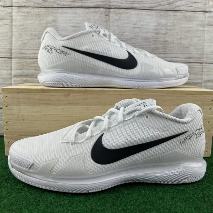 Jual [ COD ] Sepatu Tenis Nike Air Zoom VPR Pro Black White Original ...