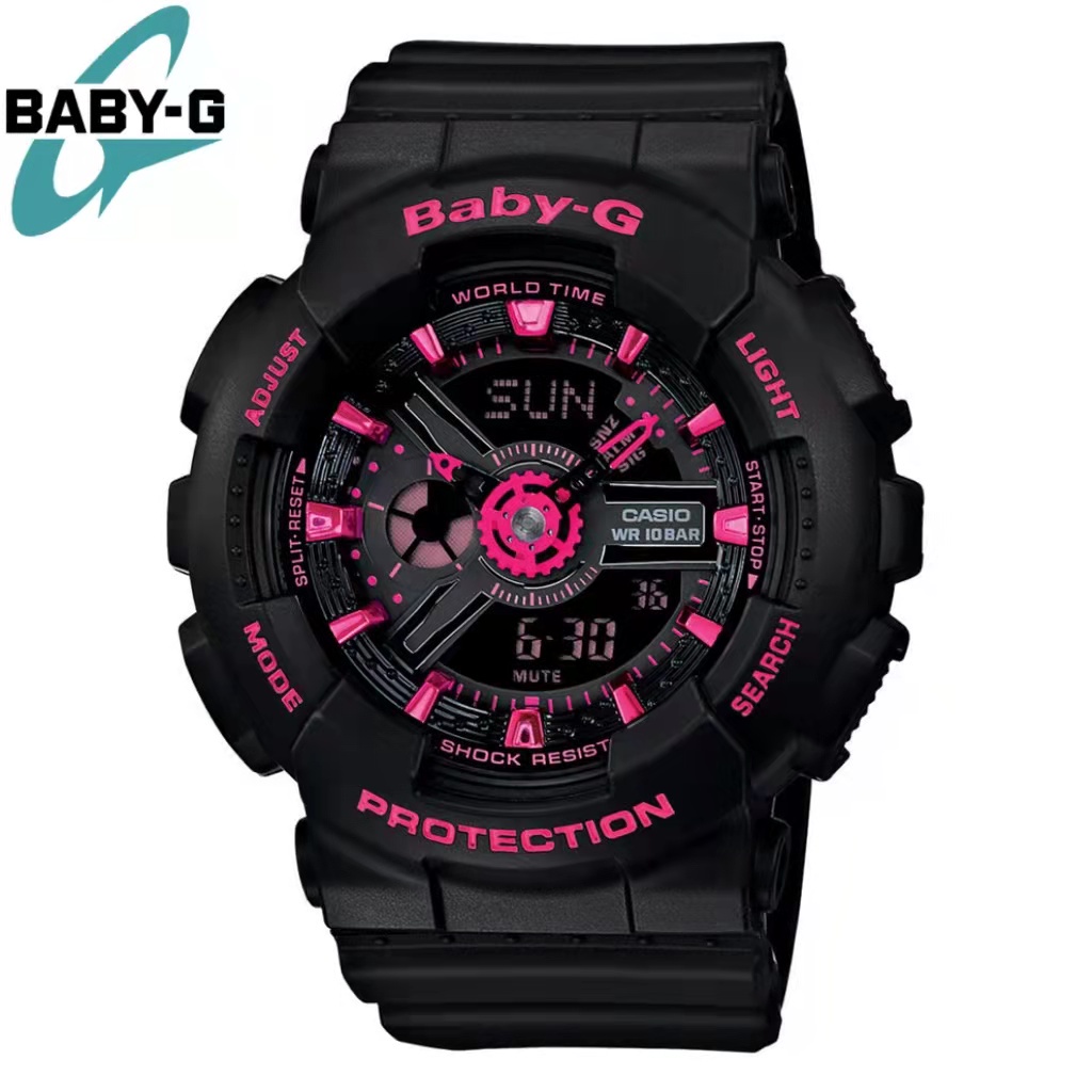 Baby G BA110 Jam Tangan Fashion Wanita Jam Tangan Olahraga Warna warni