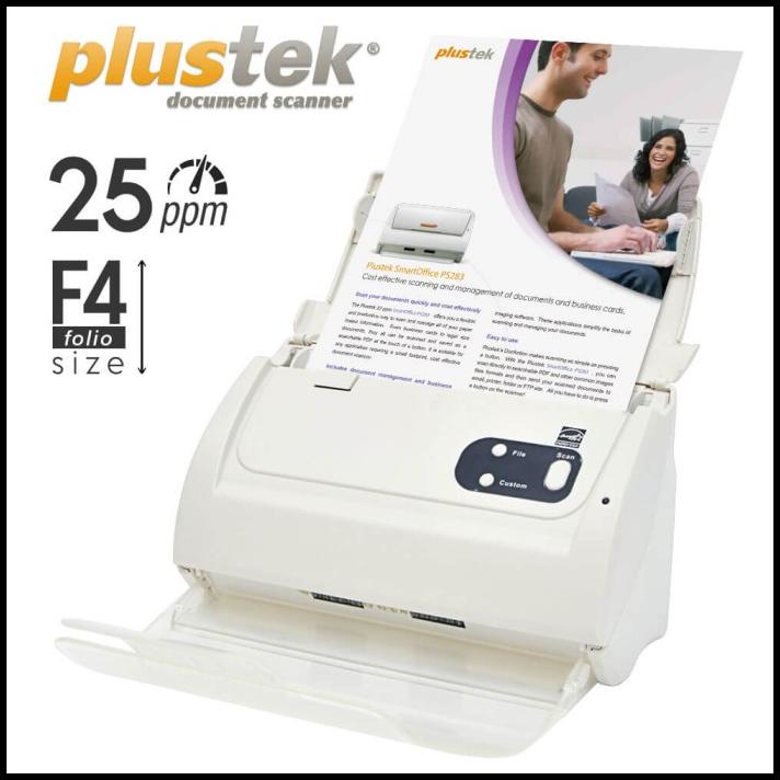 Jual Scanner Plustek Smartoffice Ps283 - 25 Lembar/Menit (F4/Folio ...
