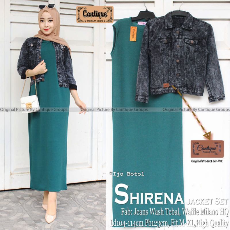 Jual [ BISA COD ] TERBARU SET 2in1 INNER DRESS TANPA LENGAN DAN JAKET ...