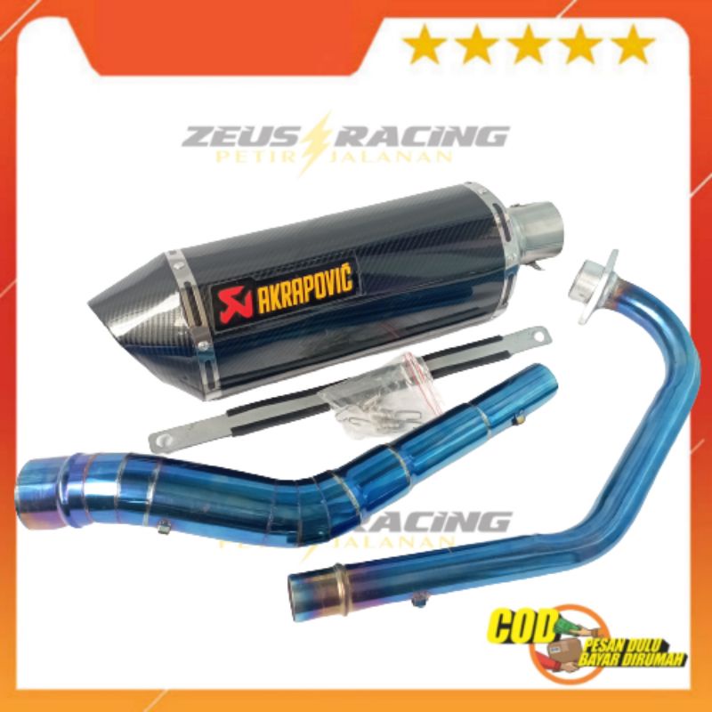 Jual Knalpot Racing Akrapovic Knalpot Akrapovic Layang Kanalpot Motor Akrapovic Layang Knalpot