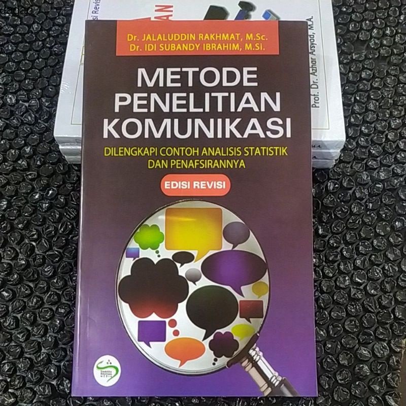 Jual METODE PENELITIAN KOMUNIKASI Dilengkapi Contoh Analisis Statistik ...