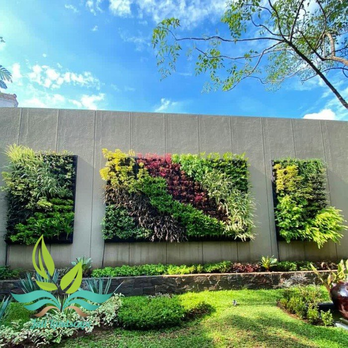 Jual menerima pesanan pembuatan taman vertikal garden - taman vertikal