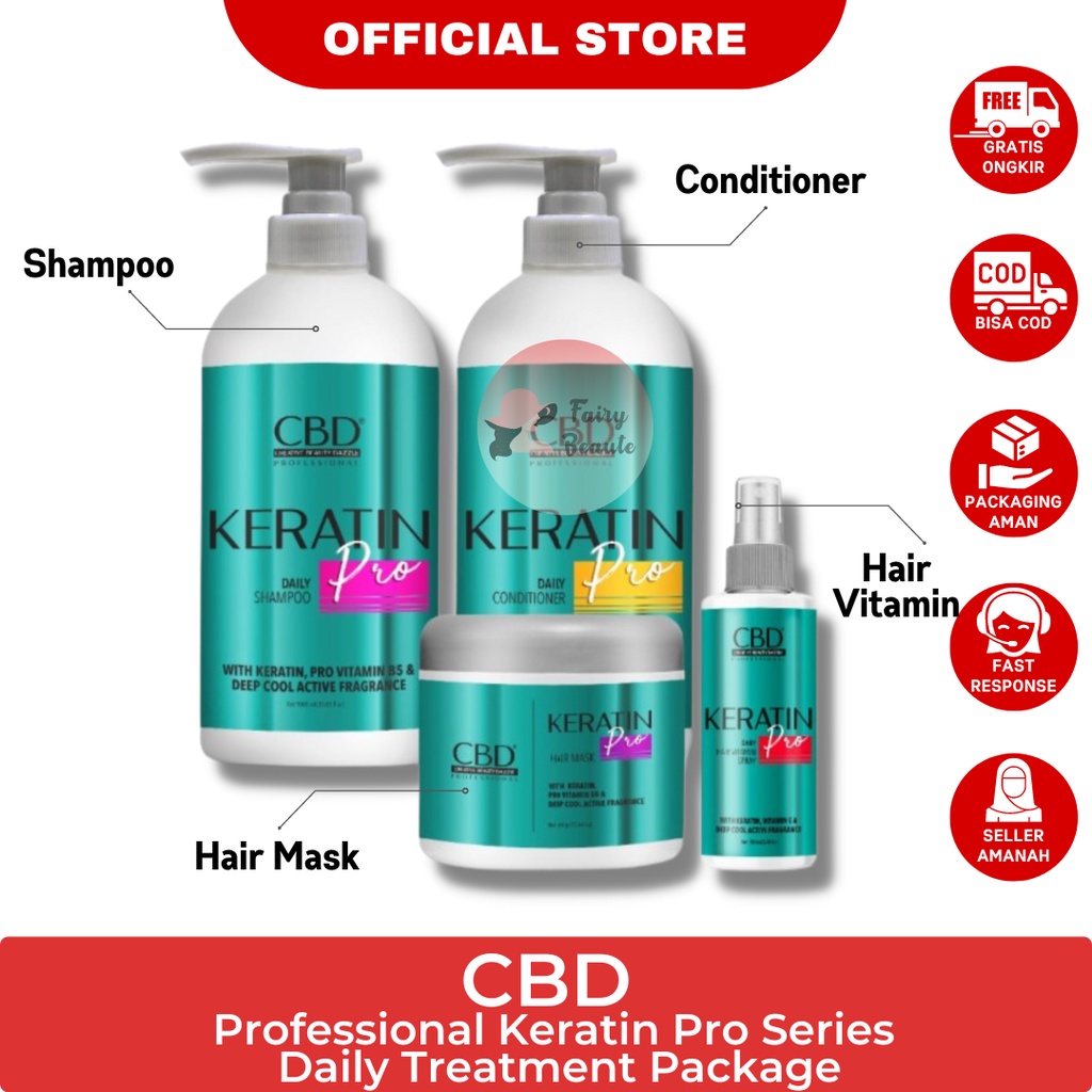 Jual CBD Professional Keratin Pro Series Daily Treatment Hair Mask ...