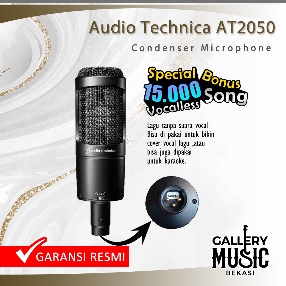 Jual Audio Technica AT2050 Multi-pattern Condenser Microphone / AT 2050 ...