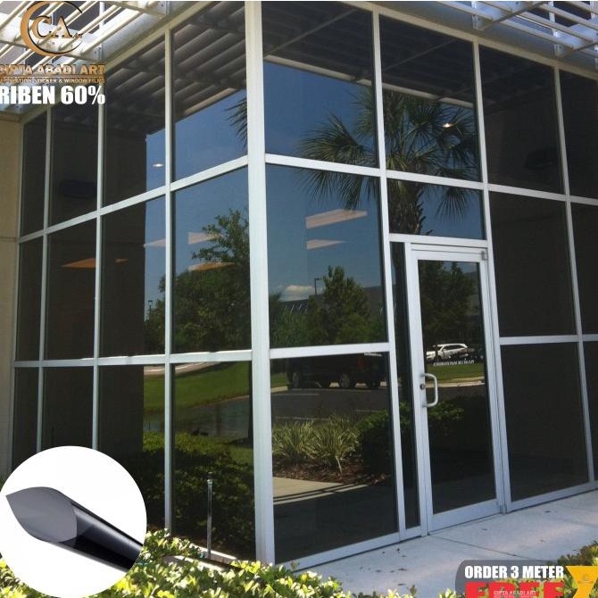 Jual Stiker Kaca Film Rumah,Gedung Jenis Riben Hitam 20%,40%,60% & 80% ...