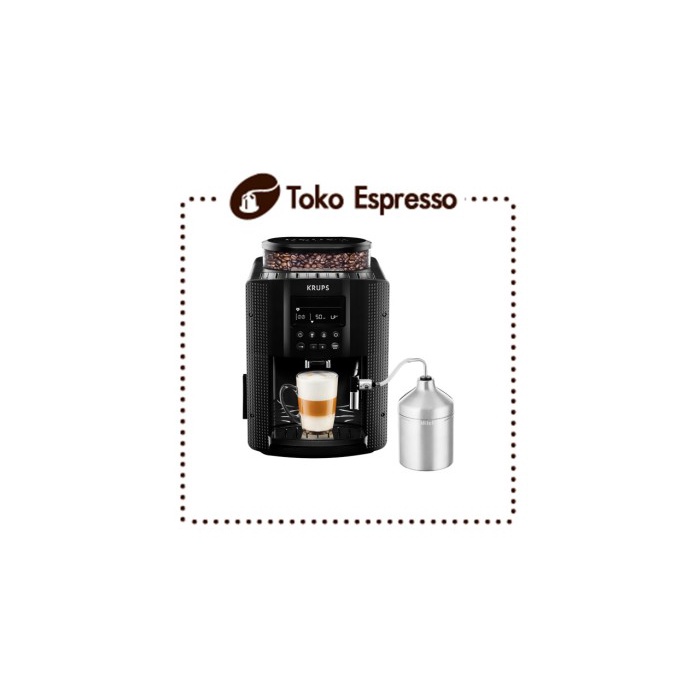 Jual KRUPS AUTOMATIC BEAN TO CUP ESPRESSO COFFEE MAKER EA8160 BLACK