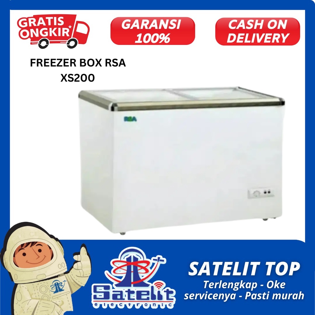 Jual FREEZER BOX SLIDING / CHEST FREEZER / FREEZER SLIDING RSA XS 200 ...