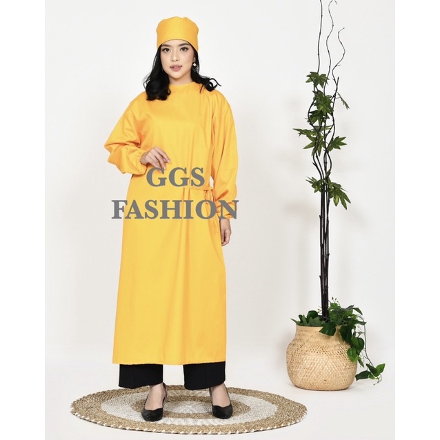 Jual Surgical Gown Drill warna Kuning untuk Tenaga Medis Rumah Sakit ...