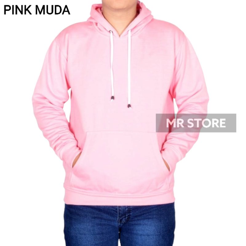 Jaket hoodie best sale pink polos