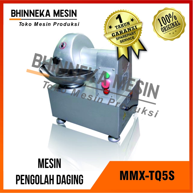 Jual Mesin Pengaduk Adonan Daging Bakso Bowl Cutter Mmx Tq5s Fomac