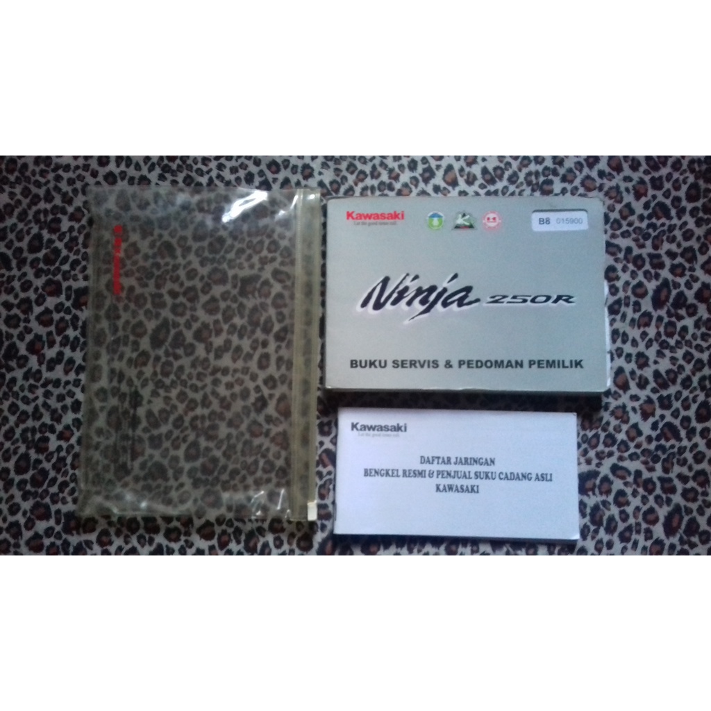 Jual manual book kawasaki ninja 250 r karbu 4tak 250cc 250r original