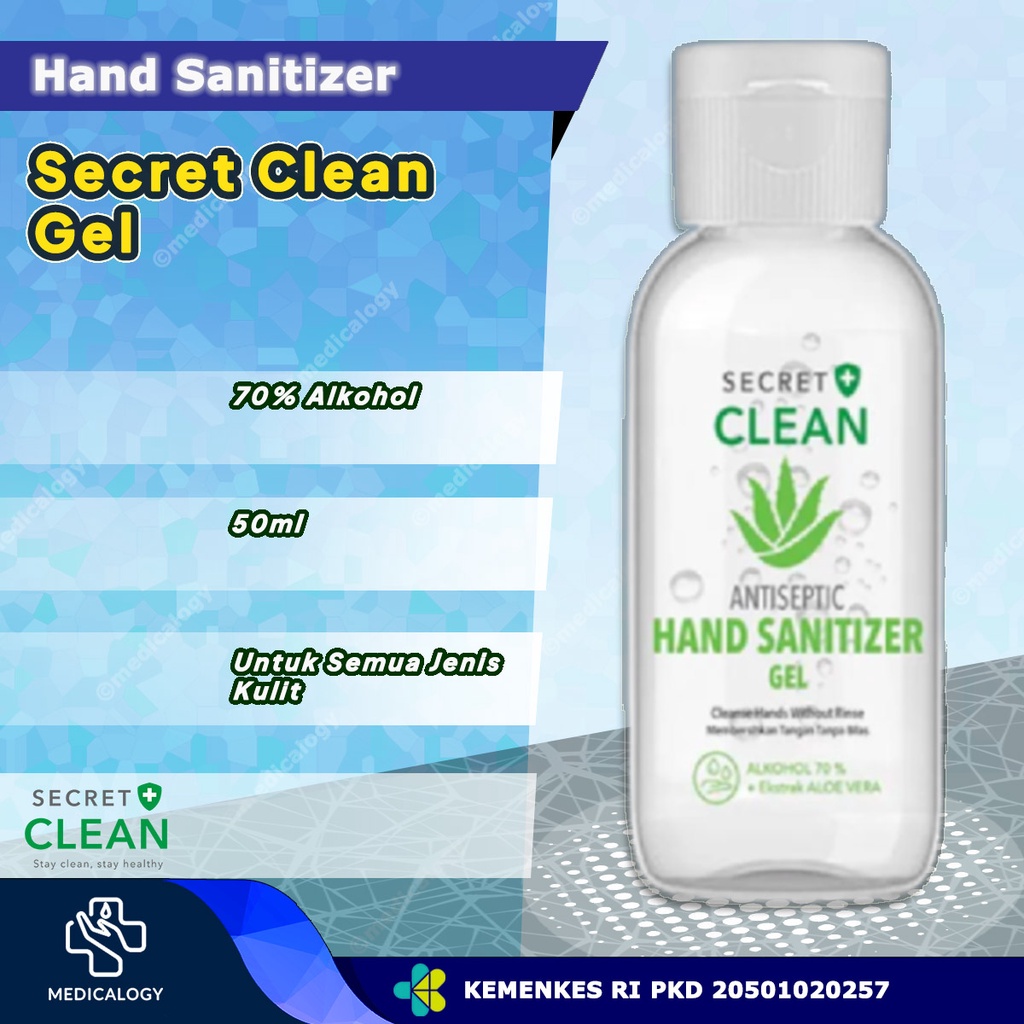 Jual Secret Clean Hand Sanitizer Gel 50ml | Shopee Indonesia