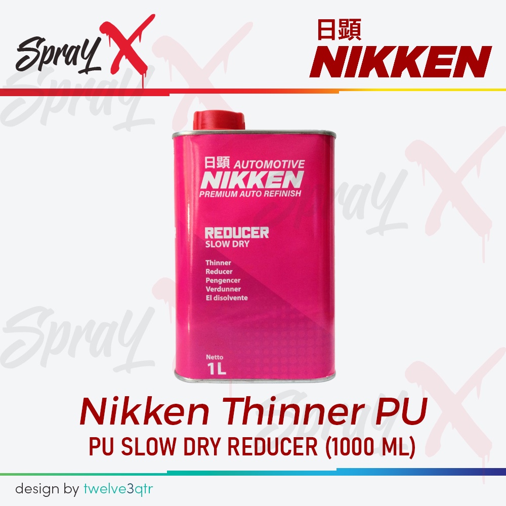 Jual NIKKEN THINNER PU / PU SLOW DRY REDUCER 1 LITER THINNER / TENER