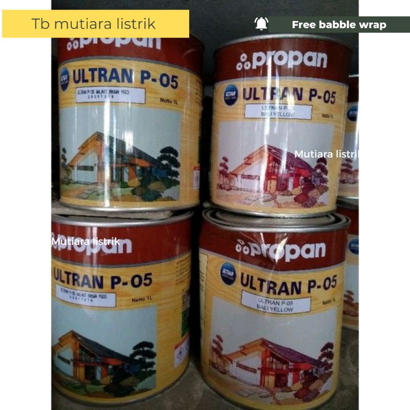 Jual Propan Ultran Yunior P 05 P05 Plitur Pelitur Politur Pernis Vernish Cat Kayu Clear Gloss 4325