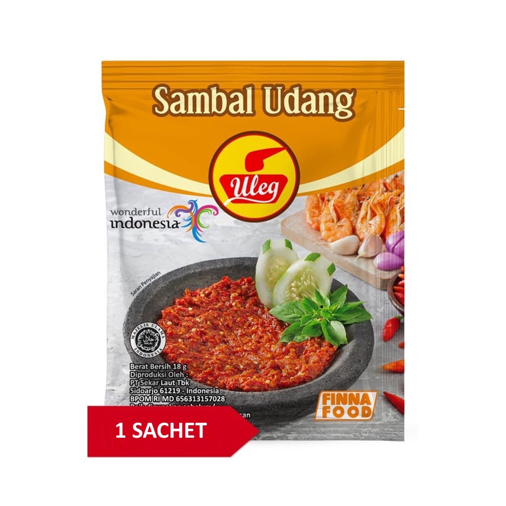 Jual Finna Sambal Uleg Kemasan Per Sachet Shopee Indonesia