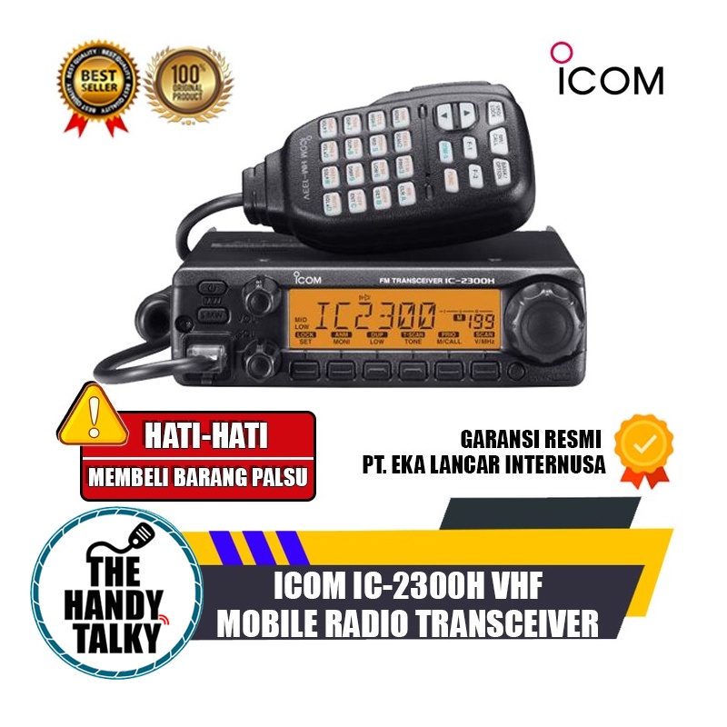 Jual RADIO RIG ICOM IC 2300 IC2300H IC 2300H VHF 65WATT RADIO RIG MOBIL ...