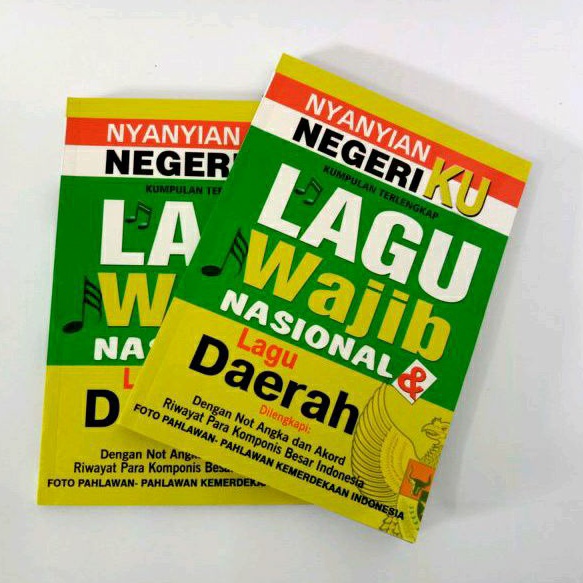 Jual BUKU BELAJAR LAGU WAJIB NASIONAL&LAGU DAERAH | Shopee Indonesia