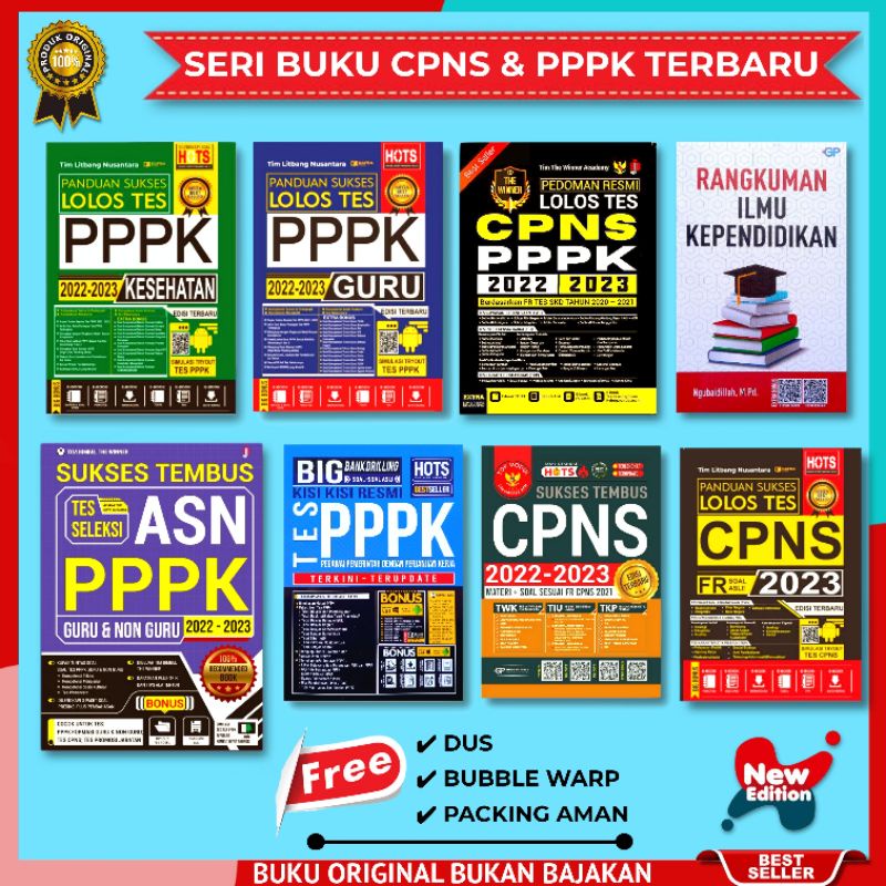 Jual BUKU CPNS PPPK 2022 - 2023 TERBARU PANDUAN SUKSES LOLOS TES PPPK ...