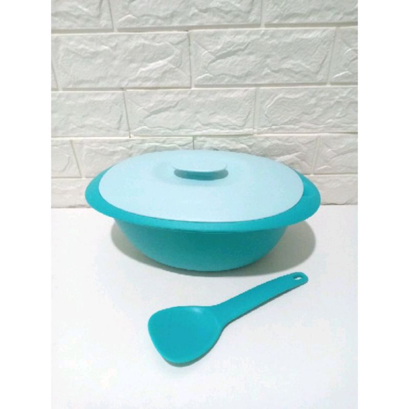 Jual blossom rice server tupperware wadah saji tempat nasi | Shopee ...