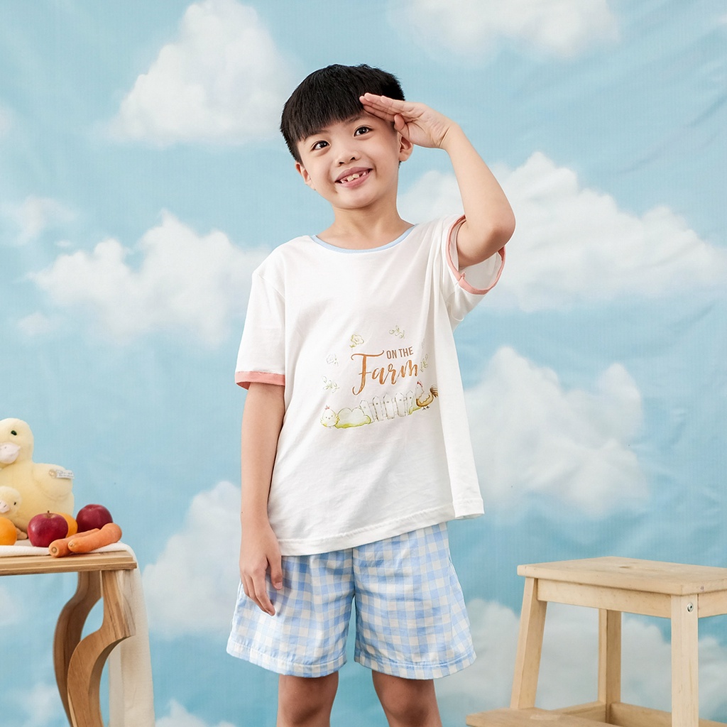 Jual Cots and Cuddles Harvie Tee Farm Series Playsuit Shopee Indonesia
